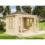 Reduzierte Gartenhäuser & Gartenhütten aus Holz mit Pultdach 