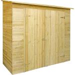 Braune Rustikale Gartenschränke Holz aus Holz Breite 100-150cm, Höhe 200-250cm, Tiefe 50-100cm 