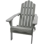 Hellgraue Moderne Nachhaltige Adirondack Chairs lackiert aus Tannenholz Breite 50-100cm, Höhe 100-150cm, Tiefe 0-50cm 