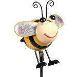 Bunte Gartenstecker & Beetstecker mit Bienenmotiv 