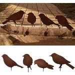 Reduzierte Deko Vögel mit Tiermotiv aus Eisen 