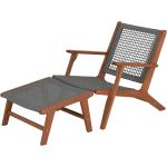 Graue ACAMP Gartenstühle & Balkonstühle aus Holz Breite 100-150cm, Höhe 100-150cm, Tiefe 0-50cm 