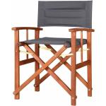 Cremefarbene Nachhaltige Regiestühle aus Holz gepolstert Breite 0-50cm, Höhe 0-50cm, Tiefe 50-100cm 