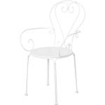 Weiße Butlers Century Gartenstühle Metall aus Polyrattan Breite 50-100cm, Höhe 50-100cm, Tiefe 0-50cm 