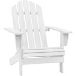 Weiße vidaXL Adirondack Chairs aus Massivholz Outdoor Breite 50-100cm, Höhe 50-100cm, Tiefe 50-100cm 