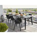 Graue Best Freizeitmöbel Gartenstühle & Balkonstühle aus Kunststoff Breite 0-50cm, Höhe 50-100cm, Tiefe 50-100cm 