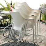 Beige Best Freizeitmöbel Gartenstühle & Balkonstühle aus Kunststoff stapelbar Breite 50-100cm, Höhe 50-100cm, Tiefe 50-100cm 