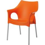 Orange Best Freizeitmöbel Gartenstühle & Balkonstühle aus Kunststoff stapelbar Breite 50-100cm, Höhe 50-100cm, Tiefe 50-100cm 