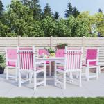Violette Gartenstuhlauflagen & Gartensesselauflagen aus Polyester 