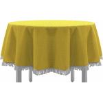 Gelbe Rechteckige eckige Tischdecken aus PVC 