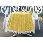 Gelbe Rustikale bader Gartentischdecken aus PVC 
