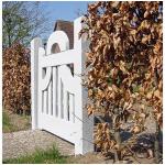 Weiße Gartentüren & Zauntüren imprägniert aus Holz 