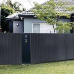 Reduzierte Schwarze Gartenzäune aus PVC 