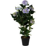 Gasper Hortensie im Topf 109 cm Topfpflanze Kunstpflanze blau