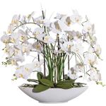Weiße Gasper Künstliche Orchideen 