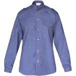 Blaue Gesteppte Vintage Karlowsky Fashion Herrenkochhemden aus Denim Größe XL 