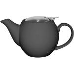 Graue Moderne Teekannen mit Sieb aus Edelstahl 2-teilig 