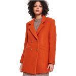 Orange GAUDI Wollmäntel für Damen Größe S für den für den Herbst 