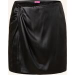 Reduzierte Schwarze Mini Slip Skirts & Satinröcke mit Reißverschluss aus Satin für Damen Größe XS für den für den Winter 