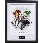 Bunte GB Eye Harry Potter Hogwarts Kunstdrucke mit Rahmen 30x40 