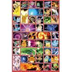 GB Eye Pokémon Moves Maxi Poster, Holz, Mehrfarbig, 61 x 915 cm