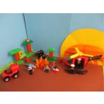 (GB30/4) LEGO Duplo Feuerwehr Set Löschfahrzeug Hubschrauber Figuren Bären Wald