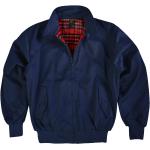 Marineblaue Wasserdichte Harrington-Jacken mit Knopf für Herren Größe XL für den für den Herbst 