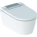 Silberne Geberit AquaClean Toilettendeckel & WC-Sitze 