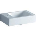 Weiße Keramag iCon Handwaschbecken & Gäste-WC-Waschtische mit Hahnloch 