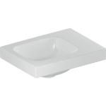 Weiße Keramag iCon Rechteckige Handwaschbecken & Gäste-WC-Waschtische aus Keramik ohne Hahnloch 