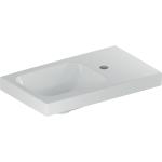 Weiße Keramag iCon Rechteckige Handwaschbecken & Gäste-WC-Waschtische aus Keramik mit Hahnloch 