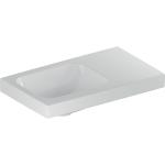 Weiße Keramag iCon Rechteckige Handwaschbecken & Gäste-WC-Waschtische aus Keramik ohne Hahnloch 