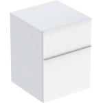 Weiße Keramag iCon Seitenschränke Pulverbeschichtete mit Schublade Breite 0-50cm, Höhe 0-50cm, Tiefe 0-50cm 