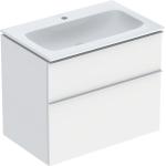Weiße Geberit Badschränke Schmal matt mit Schublade Breite 50-100cm, Höhe 50-100cm, Tiefe 0-50cm 