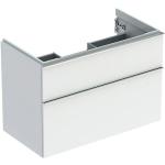 Weiße Geberit Waschbeckenunterschränke & Badunterschränke lackiert Breite 0-50cm, Höhe 0-50cm, Tiefe 0-50cm 