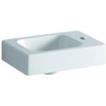 Weiße Keramag iCon Handwaschbecken & Gäste-WC-Waschtische mit Hahnloch 