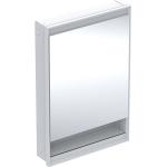 Silberne Keramag Spiegelschränke pulverbeschichtet aus Aluminium LED beleuchtet Breite 50-100cm, Höhe 50-100cm, Tiefe 50-100cm 