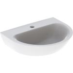 Geberit Renova Handwaschbecken, 1 Hahnloch, ohne Überlauf, Breite: 50cm, Farbe: Weiß, mit KeraTect - 500.498.01.8