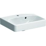 Weiße Keramag Smyle Handwaschbecken & Gäste-WC-Waschtische mit Hahnloch 