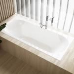 Weiße Geberit Ovale Badewannen 180x80 