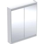 Weiße Geberit Spiegelschränke LED beleuchtet Breite 50-100cm, Höhe 50-100cm, Tiefe 0-50cm 
