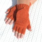 Orange Fingerlose Handschuhe & Halbfinger-Handschuhe für Herren Größe M Weihnachten für den für den Winter 