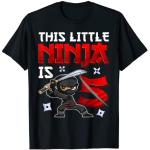 Schwarze Ninja-Kostüme für Herren Größe S 