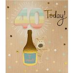 Boofle Geburtstagskarte zum 40. Geburtstag – Gebur