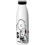 GEDA LABELS Unisex Jugend Peanuts Free Hugs Trinkflasche, Isolierflasche, weiß, 500 ml