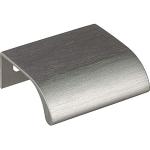Graue Minimalistische Schrankgriffe & Schubladengriffe matt aus Aluminium Breite 0-50cm, Höhe 0-50cm, Tiefe 0-50cm 