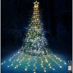 Reduzierte Sterne LED Lichterketten mit Weihnachts-Motiv mit Timer 
