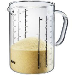 GEFU Messbecher METI 1,0 Liter aus Borosilikatglas