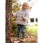 Rosa Gesteppte Elegante Vertbaudet Kinderkapuzenjacken mit Volants aus Polyester für Babys Größe 74 für den für den Winter 