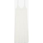 Weiße Ärmellose Monki Midi Herzförmige Midikleider & knielange Kleider enganliegend für Damen Größe XXL für den für den Frühling 